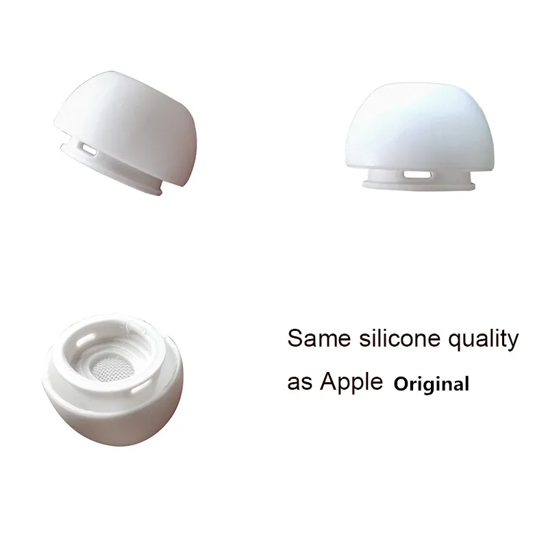 Embouts De Remplacement Pour Apple Airpods Pro 2, Oreillettes En Silicone,  Coussinets D'oreilles Antidérapants, Housse De Coussin D'oreille Petite Et  Moyenne Taille L - Écouteurs Accessoires - AliExpress