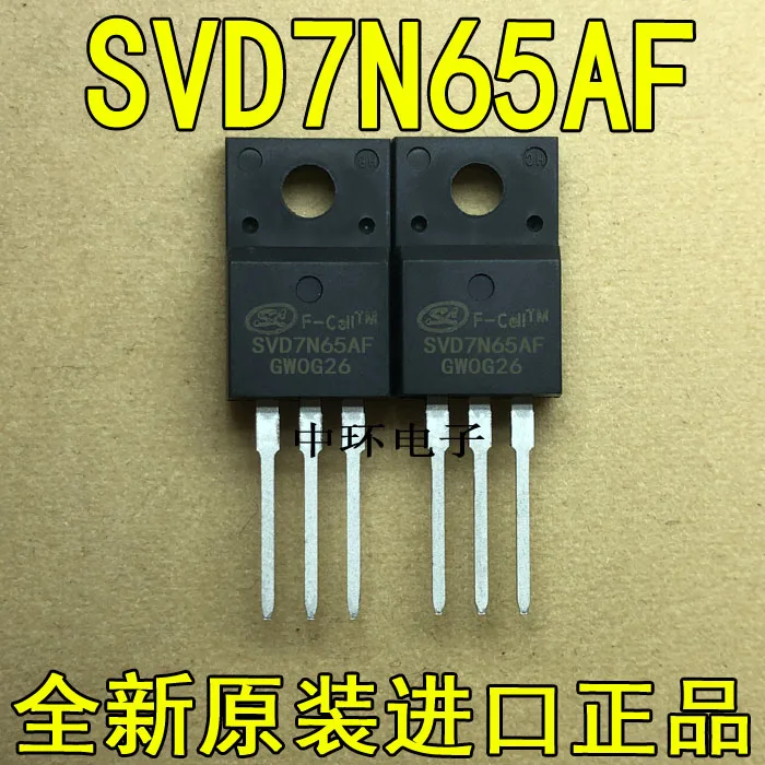 10 шт./лот SVD7N60F SVD7N65AF TO-220F полевого транзистора