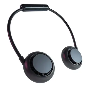 

New Portable USB Mini Fan Neck Fan Rechargeable Small Portable Sports Fan light Usb Desk Hand Air Conditioner cooler