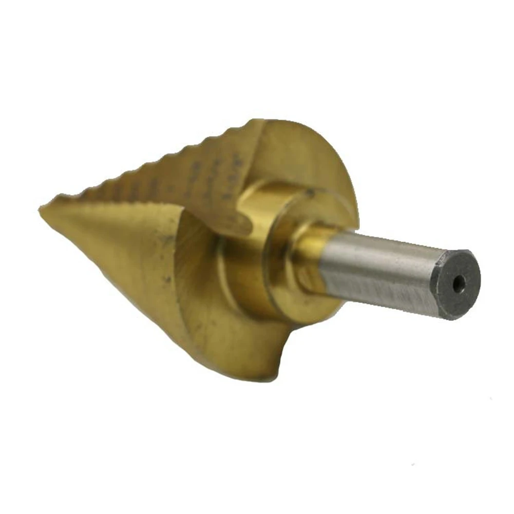 

1/4-1-3/8 Hss Titanium Coated Step Drill Bit Electric Drill Tool For Metal High Speed Steel Wood Hole Punching Monden NEW N5
