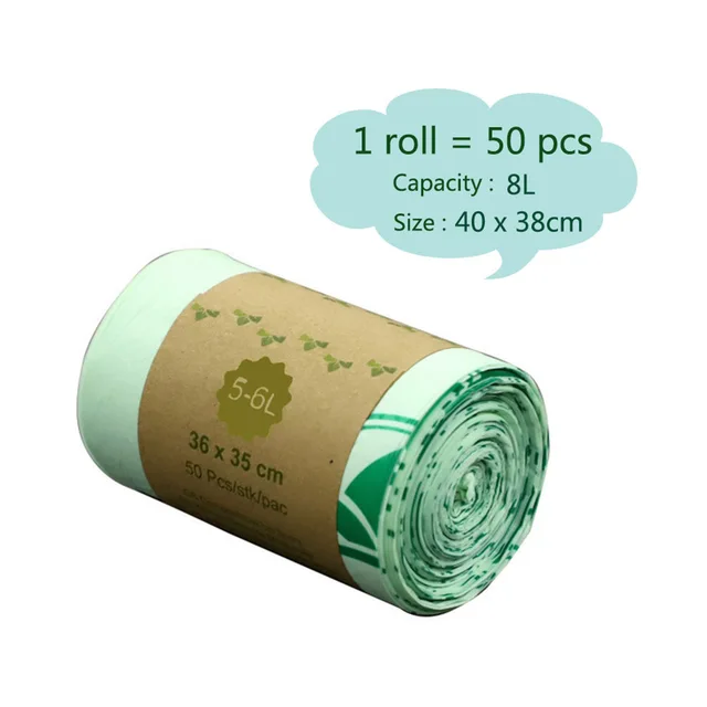 Biodegradable Disposable Garbage Bags 50 Roll Garden Accessories » Planet Green Eco-Friendly Shop 3