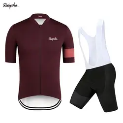 Raphaing Ropa Ciclismo Велоспорт Джерси Биб шорты комплект быстросохнущая гелевая Подушка 19d горный Велосипедная форма костюмы для отдыха на