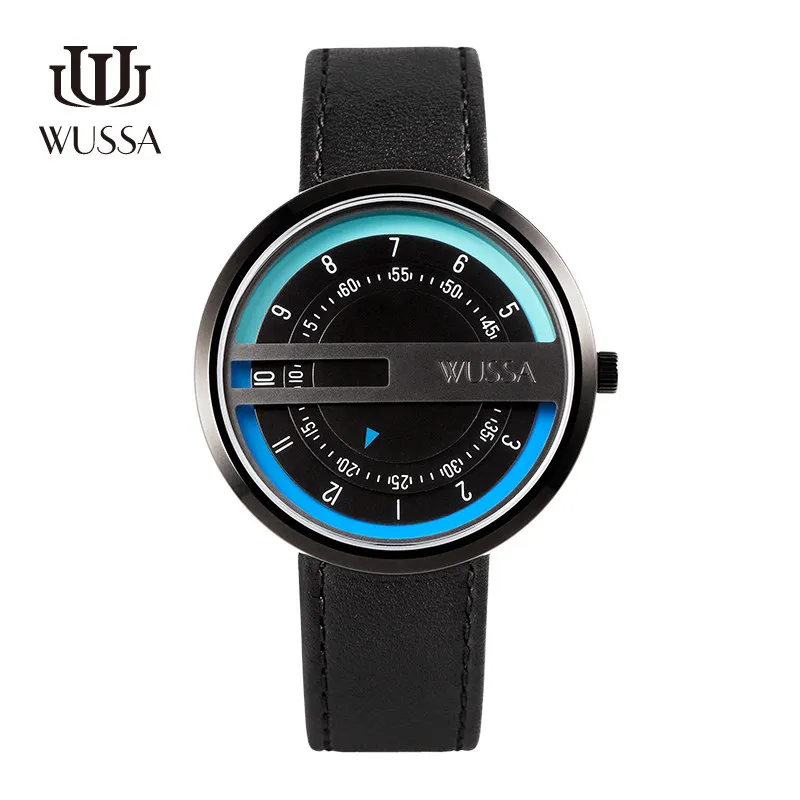 WUSSA creative quartz couple neutral watch - Цвет: Q0-SSU-28LN