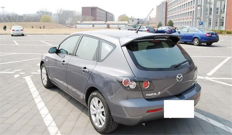 Спойлер для хэтчбека Mazda 3 спортивный высококачественный спойлер из АБС пластика