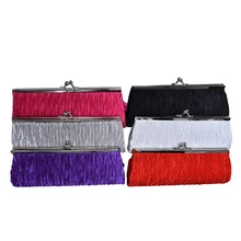 1 шт. женская свадебная сумочка атласная Хрустальная клатч вечерние свадебные сумочки мягкая вечерняя сумочка