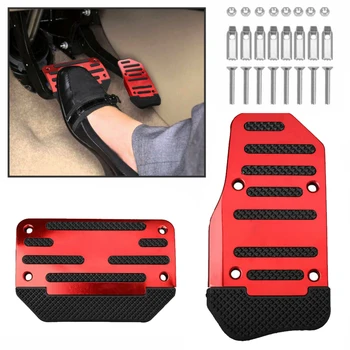 

Gas Foot Pedal Brake Pad Throttle Aluminum Accessory Parts Auto Replacement