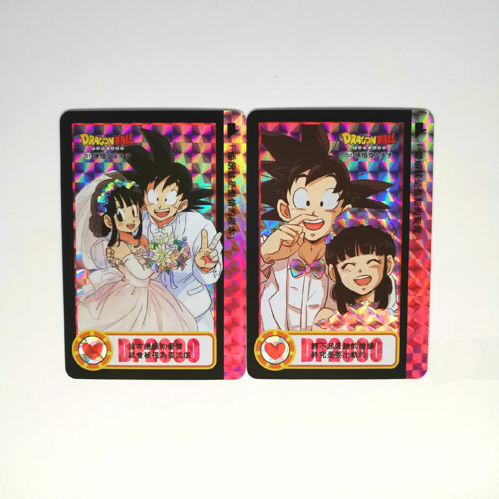 2 шт./компл. Dragon Ball Супер с рисунком из аниме «Драконий жемчуг зет» Чичи брак героев карточной ультра инстинкт игровая коллекция карт