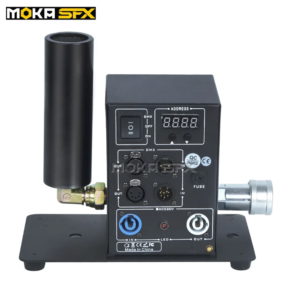 Цифровой dmx co2 струйная машина спрей 8-10 м co2 cannon CO2 сценический эффект co2 пусковая установка для Концерт диджея с 3/5 pin