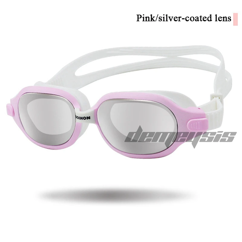 pink frame Водонепроницаемые плавательные очки для водных видов спорта, противотуманные Регулируемые очки для дайвинга для мужчин и женщин, съемные подводные плавательные очки - Цвет: pink frame