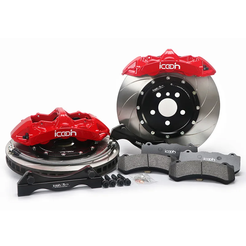 big brake kit gt6 racing 380mm soltted discs for wheel hub 19 inch audi a4 | Автомобили и мотоциклы