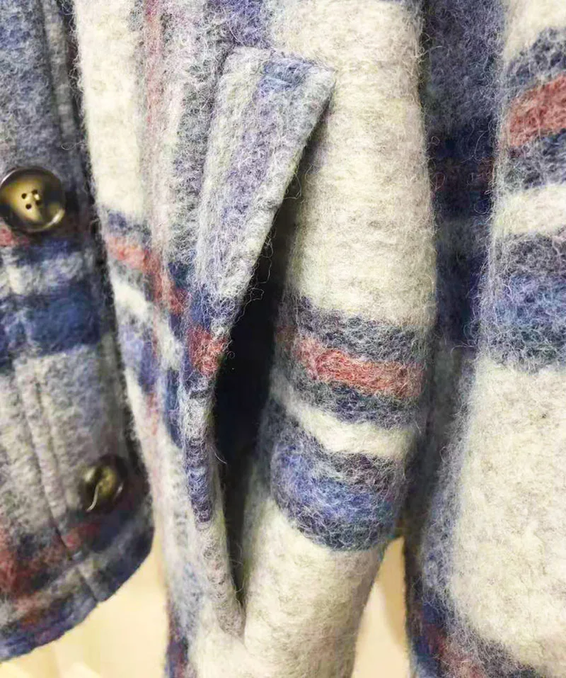 2021 Autumn / Winter Coats & Jackets Large Shape Brushed Pocket Wool