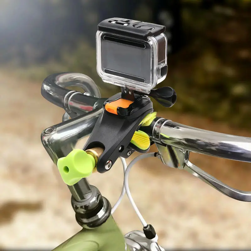 Универсальное крепление для велосипедов Регулируемый зажим для Gopro Hero 7 6 5 4 3+ 3/Sjcam/Xiaoyi