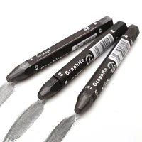 Graphite Stick Set - Water Soluble - 4B 6B 10B, Art Drawing Supplies for Sketch & Shading Pencils, Artist Sketching - 3 Pcs 1