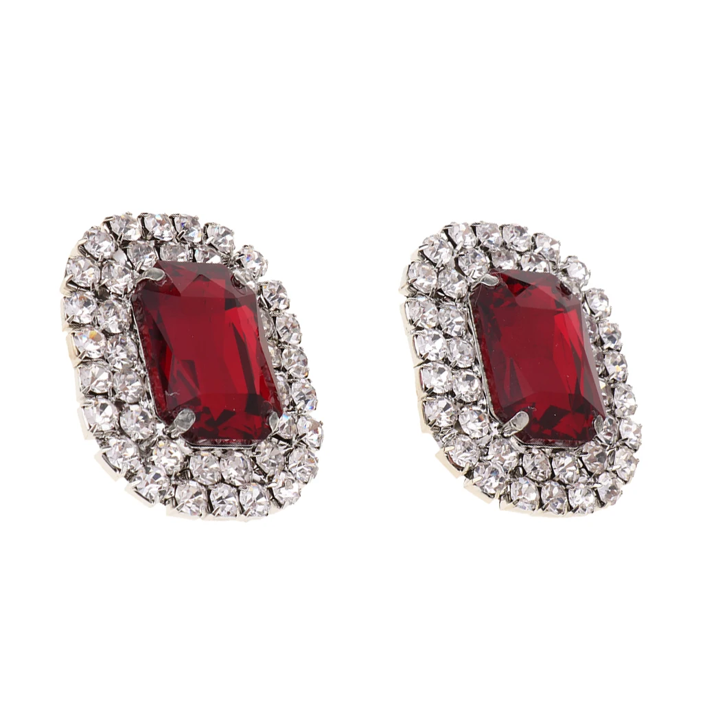 Stylish Removable Shoe Clip Crystal Shoe Buckles for Wedding Shoe Decoration Bridal Wedding Charm Rhinestone Shoe Clips