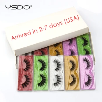 

YSDO Lashes 20/30/50/100 Pairs Wholesale Eyelashes 3D Mink Lashes Natural Soft False Eyelashes Makeup Faux Mink Eyelashes Bulk