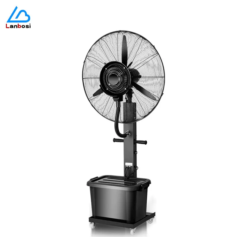 

Industrial Spray Fan Floor Fan Water Mist Cooling and humidification shaking head Eectric Fan Strong wind