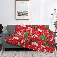 

3D Printing Santa Claus Blanket Winter Snowman Pattern Flannel Blanket Fashion Best Gift for Adult/Child