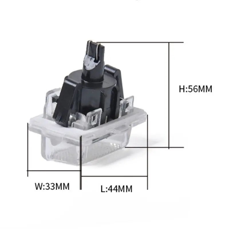 2 шт. без ошибок SMD светодиодный светильник номерного знака для Benz W204 W212 C207 C216 W221