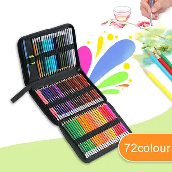

72Pcs Professional Non-toxic Pencil Set Include EVERY COLOR Painting Sketching Wood Colorful Pencil Children School Art Supplies