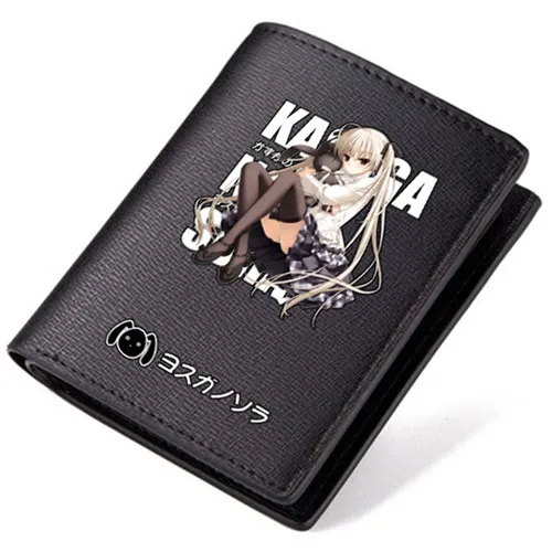 B Кошелек Yosuga no Sora Animation Kasugano Sora Love Adventure Game, Длинные Короткие Кошельки из искусственной кожи - Цвет: B