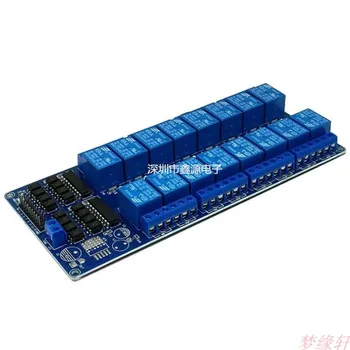 

16-channel relay module 5V 12V control board with optocoupler protection with LM2596 power supply