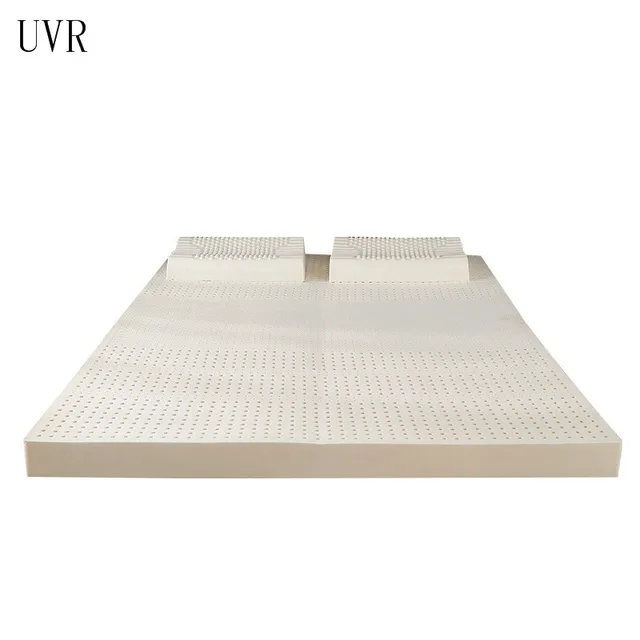 UVR-100% 천연 라텍스 다다미 싱글 더블 베드룸 호텔 마사지 수면 침대 매트