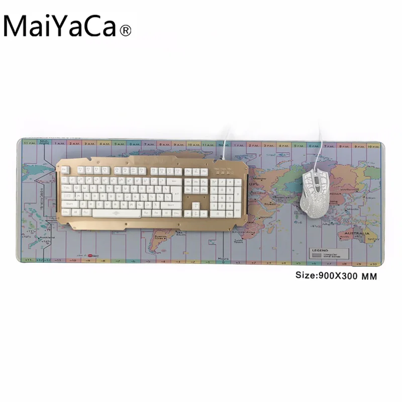 Супер большой размер коврика для компьютерной мыши XL 900 карта мира скорость игры клавиатура Коврик для мыши практичный офисный стол отдыха поверхности Largemat
