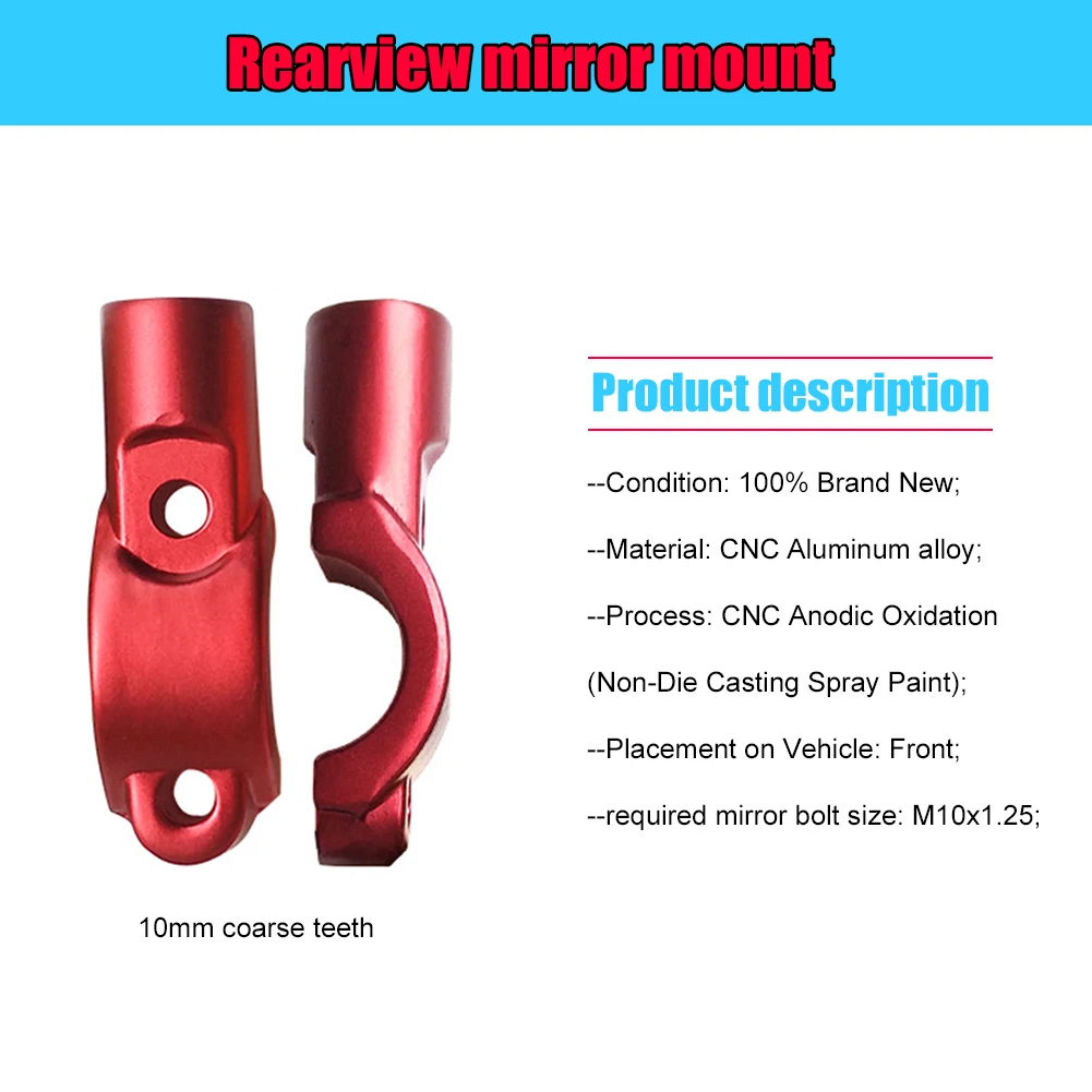 Универсальный мотоциклетный хромированный держатель для крепления на руль