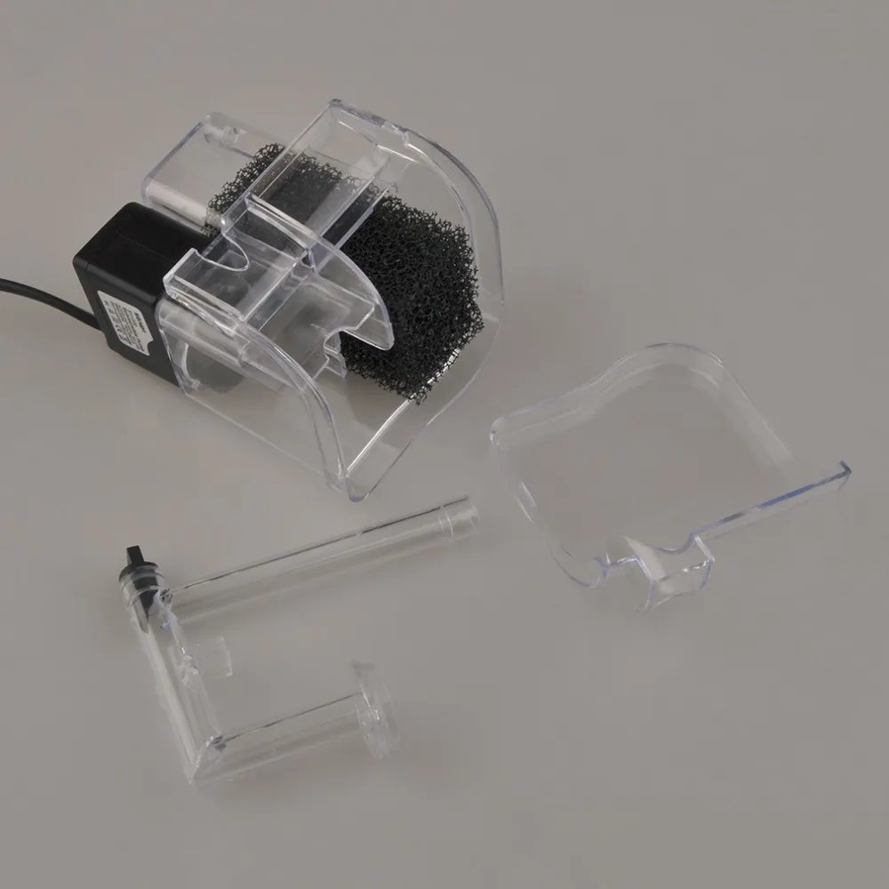 Mini 220-240V Fish Turtle Tank Aquarium External Oxygen Pump Waterfall Filter Water Circulation Mini Aquarium Power Filter