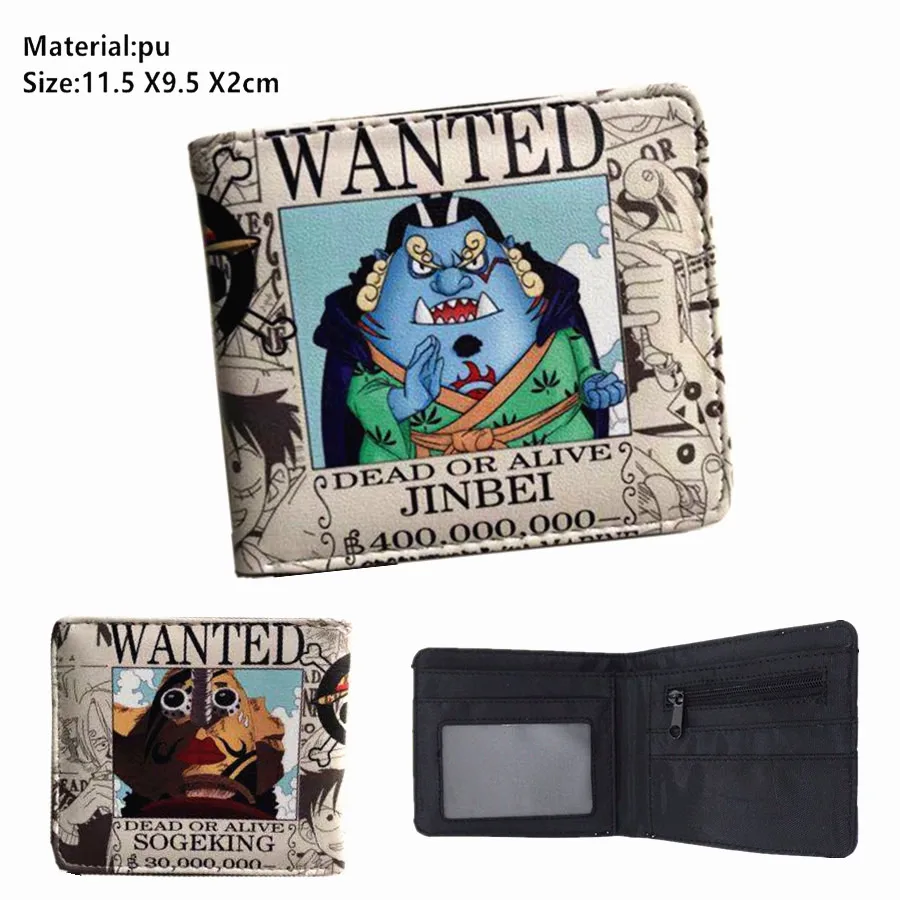 Аниме one piece Luffy PU кошелек на молнии карман для монет короткий двойной фото ID держатель для карт слоистых мальчиков девочек кожаный мультфильм кошелек подарок - Цвет: 07