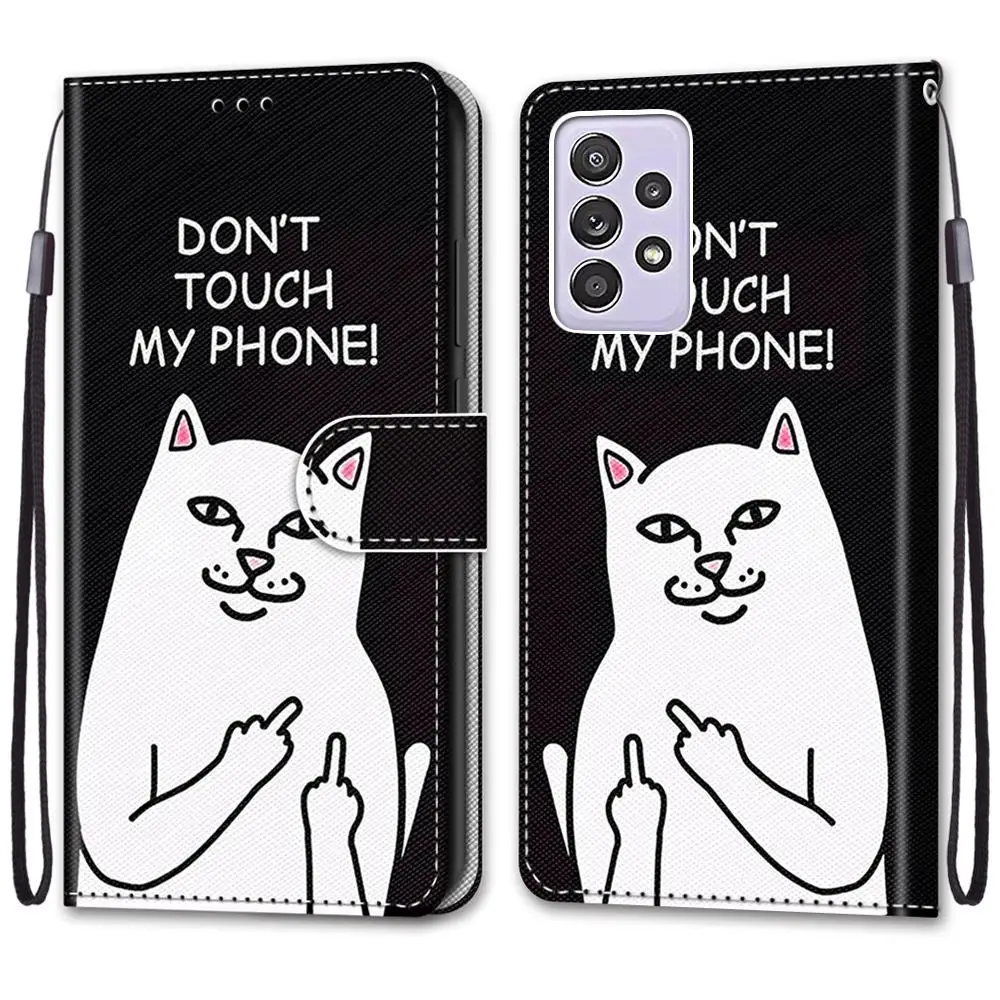 三星 A52 5G #B18中指白猫 -1.jpg_.webp