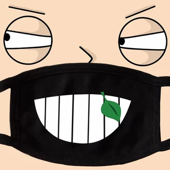 

Originality Anime Facial Expression Mouth-muffle Cotton Anti-Dust Face Mask Men Women Personality Ventilation Mask