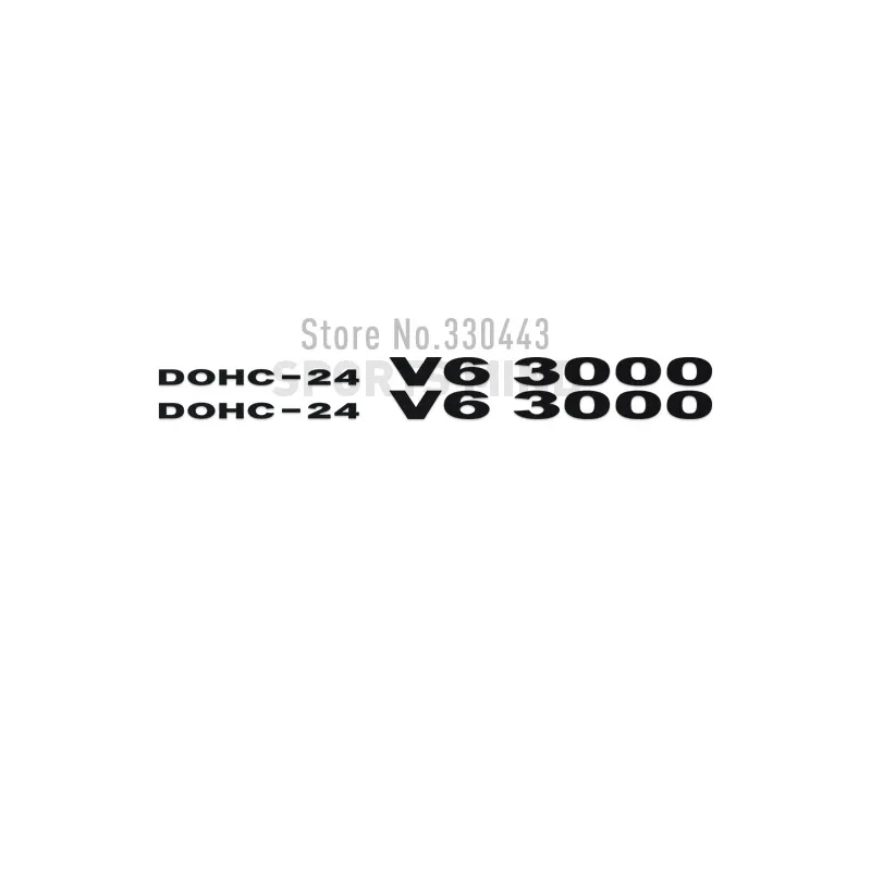 3 пары для Mitsubishi Pajero Sport Shogun Montero Delica, аксессуары DOHC-24 V6 3000, автомобильные наклейки, автостайлинг