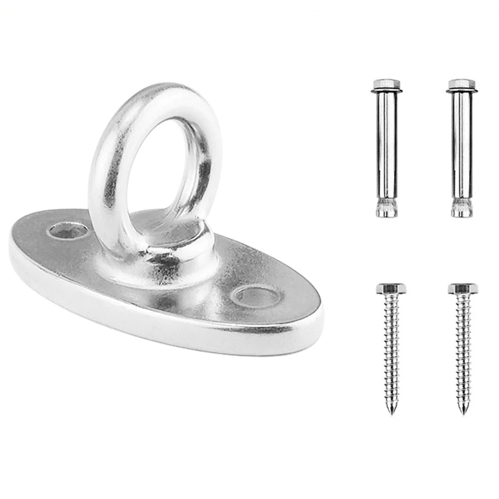 For Hammock Easy Install Hanging Training Straps Multifunctional Suspension Home Swing Hangers Indoor Fixed Hook Stainless Steel