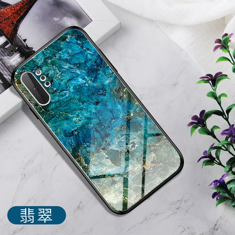 068 Принципиально градиент закаленное Стекло чехол для samsung Galaxy A50 A70 A40 обратите внимание; размеры 9 и 10 S9 S10 плюс S10e A10 A20 A30 A60 м 30 40 чехол Крышка - Цвет: 068
