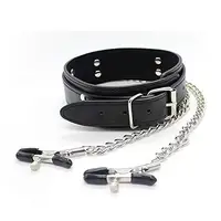Erwachsene Spiele Sexy Spielzeug Für Frauen Paare BDSM Bondage Fetisch Kragen Kette Halsbänder Nippel Klemmen Vagina Klitoris Sex Produkte 6