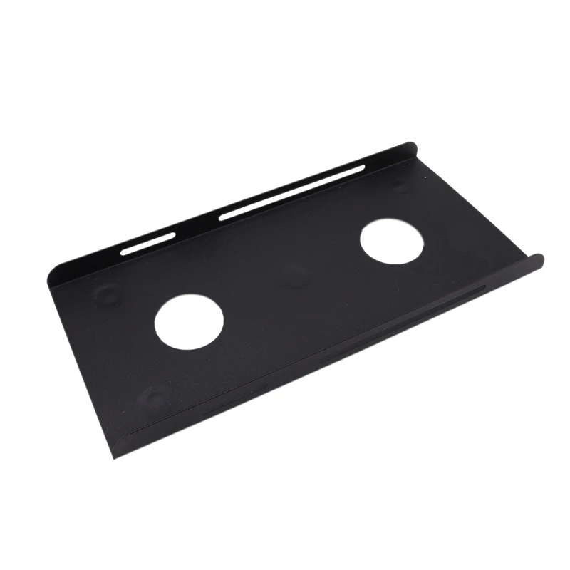 Desktop Computer Mainframe with Simple Modern Base Brake Pulley Household Removable Metal Brake Pulley Bracket