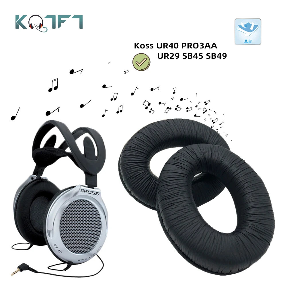 KQTFT 1 пара сменных подушечки для Koss UR40 UR 40 PRO3AA UR29 SB45 SB49 гарнитура подушки наушников