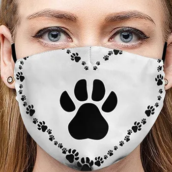 

Adult Funny Printed Cloth Face Shield Face Shield Washable Mouth Mask Windproof Reusable Face Mask Breathable mondmaskers