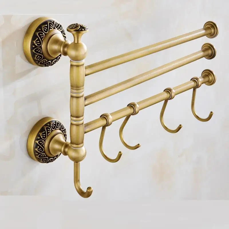 Number 5 Parede Accessori Bagno угловой держатель для хранения полки Salle De Bain вращающиеся аксессуары вешалка для полотенец настенная полка для ванной комнаты - Цвет: Number 5