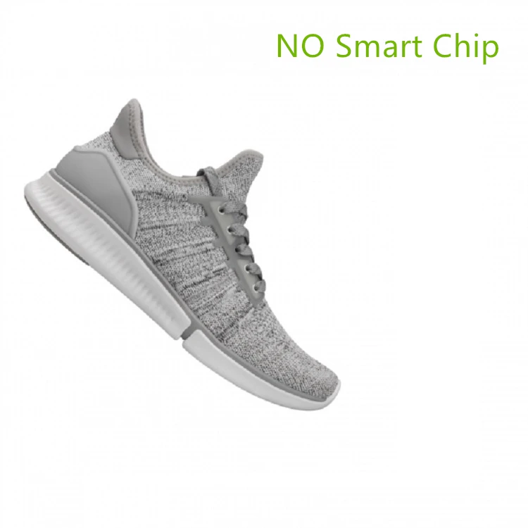 gray No Smart Chip Xiao mi jia Smart Sneaker мужские кроссовки с дышащей сеткой mi smart APP спортивные Уличная обувь для мужчин кроссовки - Цвет: gray No Smart Chip