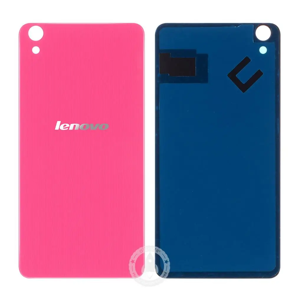 Задняя крышка для lenovo S850 S850T на батарею черный белый - Цвет: Rose red