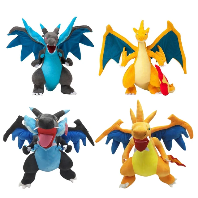 18 estilos brilhante charizard brinquedos de pelúcia pokemon mega evolução  x & y charizard macio animais de pelúcia brinquedo boneca presente para  crianças - AliExpress