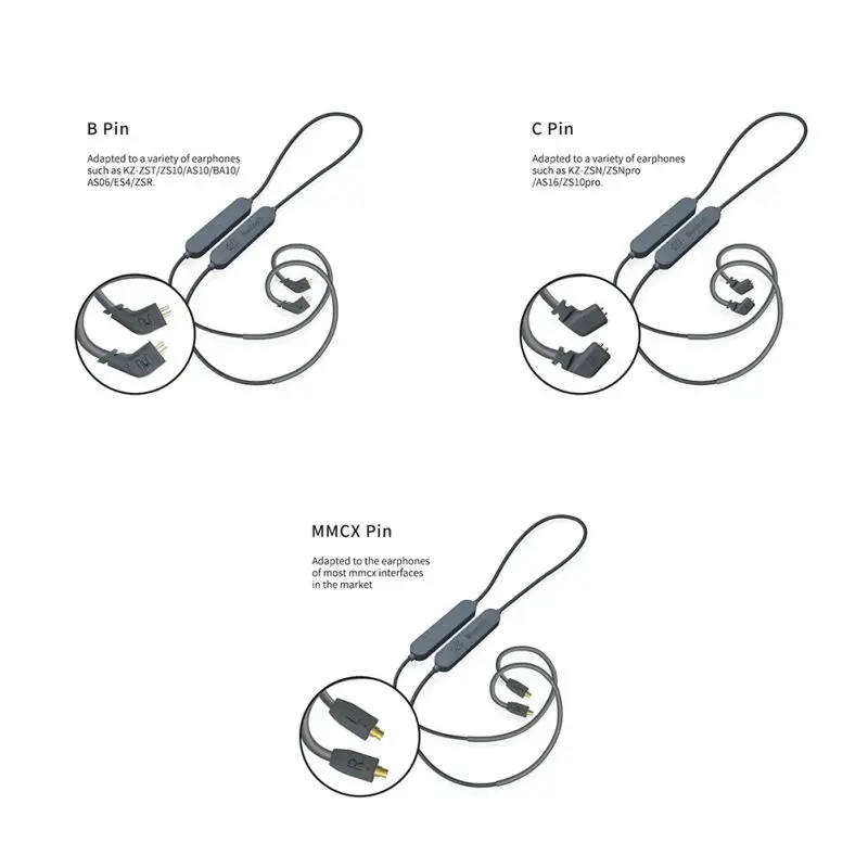 KZ HD bluetooth-гарнитура Обновленная линия CSR8675 bluetooth-линия Спортивная гарнитура ZSN/ZST высококачественный кабель обновления MMCX Pin