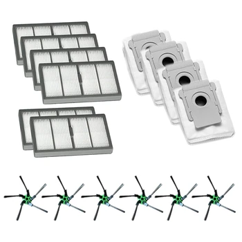 

6 Side Brush + 6 Filter Suitable + 4 Dust Bag for IROBOT ROOMBA S9 S9+ Sweeping Robot Vacuum Cleaner Accessories