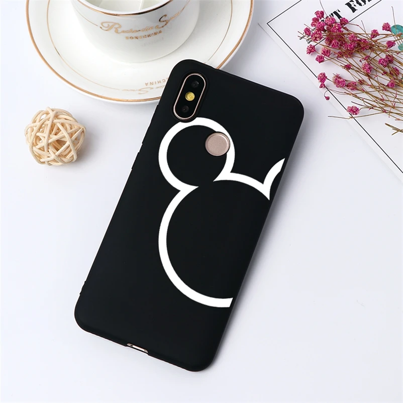 Чехол с принтом Микки для samsung Galaxy S10 S9 S8 S7 S6 Plus Lite edge Мягкий силиконовый чехол для телефона розовый чехол - Цвет: Color1 Black
