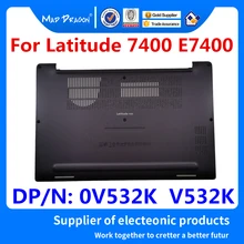 Новая Оригинальная Нижняя крышка для ноутбука, черная D оболочка для Dell Latitude 7400 E7400 EDC40 0V532K V532K AM2EB000201