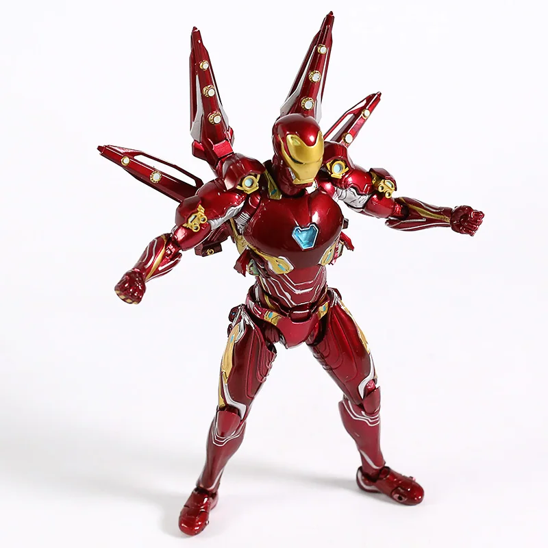 Мстители эндгейм Железный человек MK50 Nano набор оружия 2 ПВХ фигурка Коллекционная модель игрушки