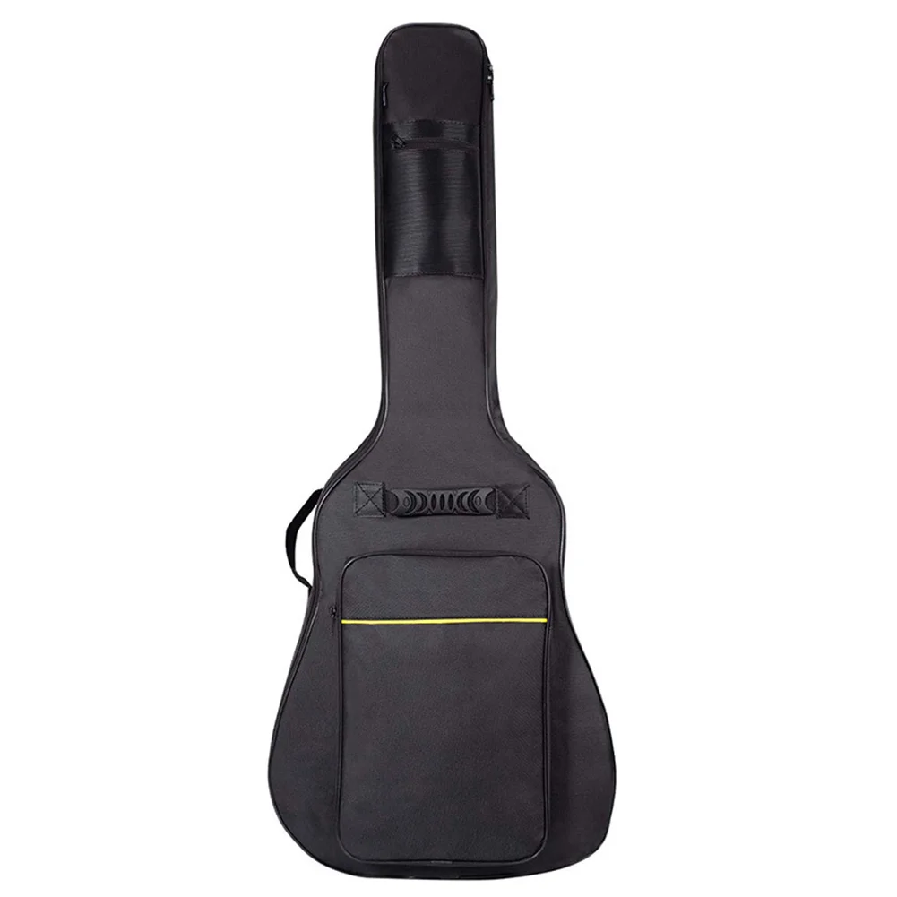 Full Size Padded Protective Oxford Cloth Thicken Pockets Travel Soft Interior Carry Case Waterproof Reinforced Cover Guitar Bag