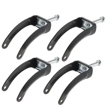 

4pcs, Universal Electric Wheelchair Front Fork Drive Tire Fork Rubber Swivel Caster Replacement Assembly Repair Parts 8 Inches